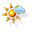 Mostly clear
